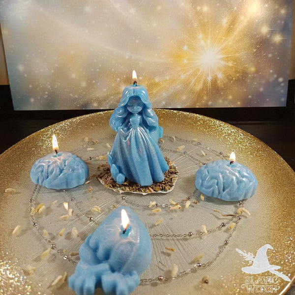 ritual setup for healing and headwork spell focused on emotional balance and clarity