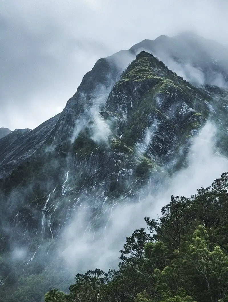 misty mountain landscape representing ancient Slavic spiritual tradition